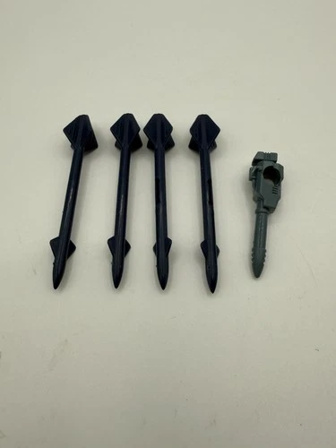 Vintage GI Joe Vehicle Parts 1988 Skystorm LOT 4x Missiles & Gun