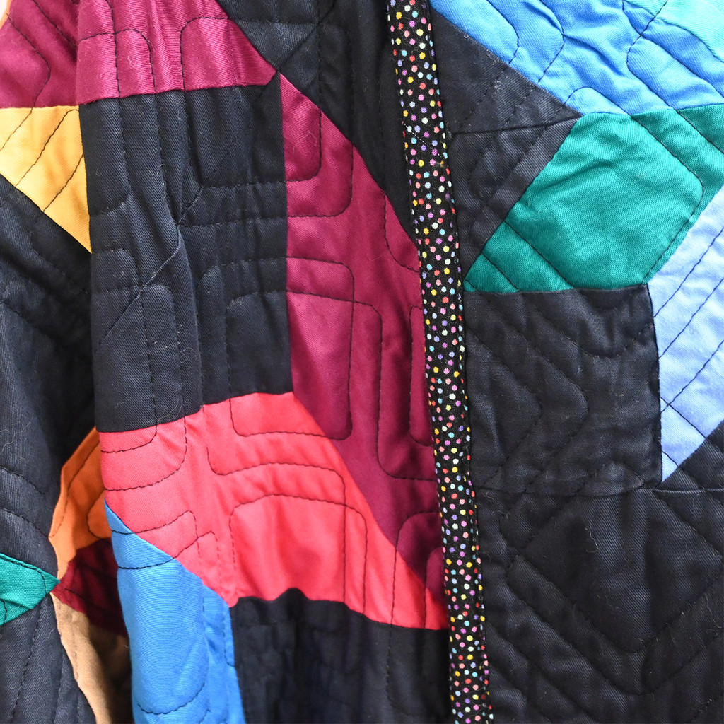 LADY LANCASTER | Multicolor Patchwork The Blankie… - image 6