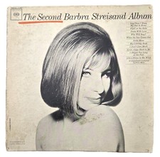 THE SECOND BARBRA STREISAND ALBUM (1963) Vinyl LP, Barbra Streisand