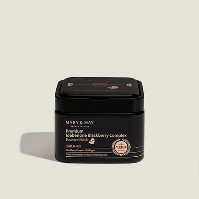 Mary & May Premium Idebenon + Brombeer Komplex Essenz Maske (20 Blatt) *UK*