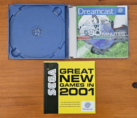 90 MINUTES SEGA CHAMPIONSHIP FOOTBALL DREAMCAST VIDEO GAME BOXED COMPLETE UK PAL