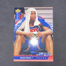 Upper Deck 1992-93 Derrick Coleman #485 Game Faces New Jersey Nets NBA Card
