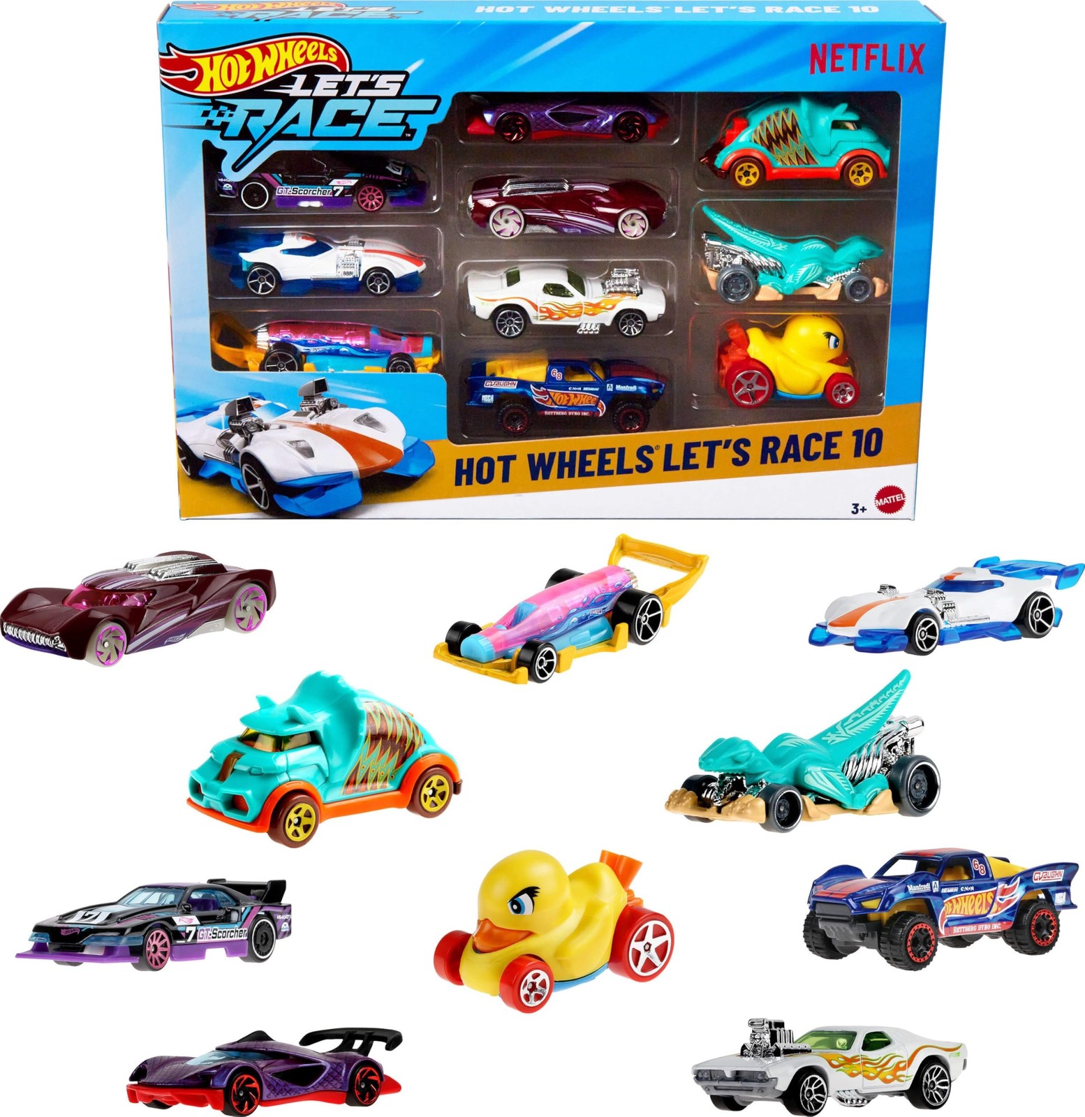 S Trucks 10 Pack 1:64 Scale Diecast Vehicle Set Kids Toys Us