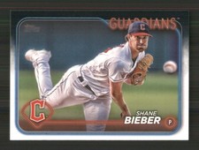 2024 Topps #107 Shane Bieber Cleveland Guardians 43703