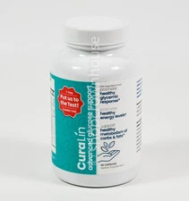 1 Curalin herbal supplement by Curalife 42 capsules 06/2026