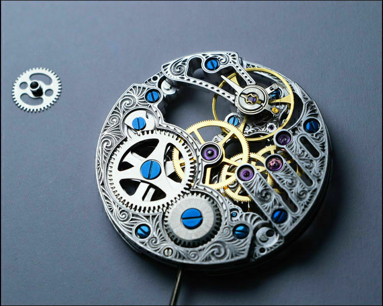 Skeleton Manual Wind Replacement Movement for ST3620K 6498 Watch