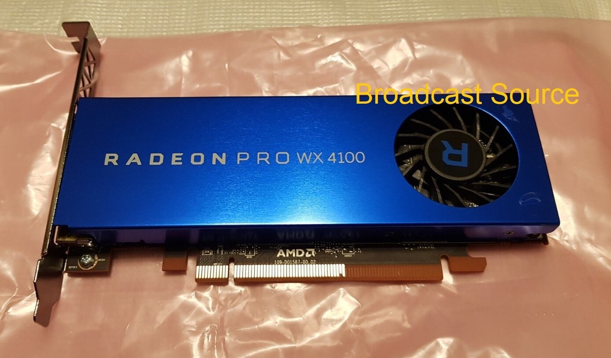 AMD Radeon Pro WX 4100 WX4100 4GB GDDR5 Workstation Video Graphics