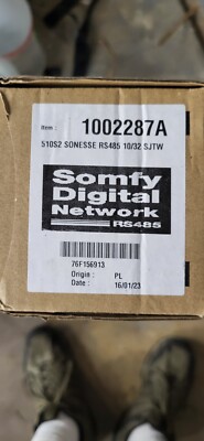 SOMFY LT50 Sonesse 510S2 RS485 Shade Motor NEW P/N 1002287 BLOW OUT $150.00 NEW