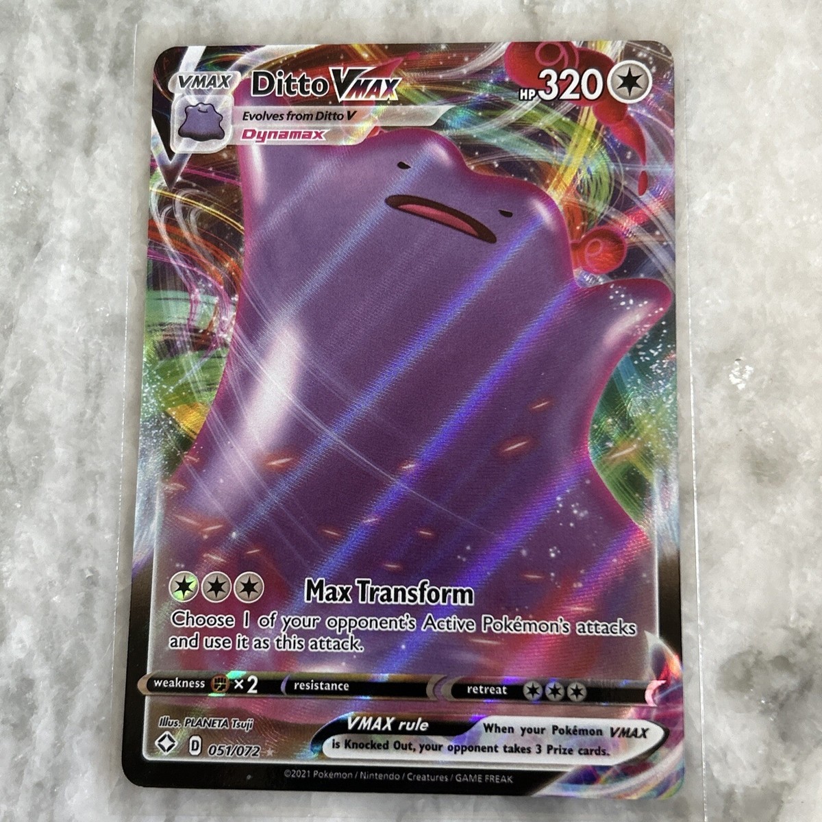ditto vmax pokemon card price Pokemon - Ditto VMAX SV119/SV122 - Shiny Fates - Shiny Vault main image 0