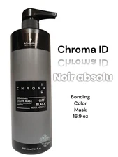 Schwarzkopf Chroma ID Bonding Color Mask, 16.9 oz Off Black NOIR ABSOLU