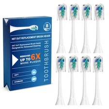 ‏Philips Sonicare Toothbrush Replacement Heads - 8 Pack