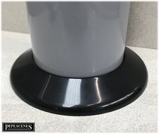 110mm Soil Pipe Cover BLACK Wall or Floor Cover 170mm External 110mm Internal