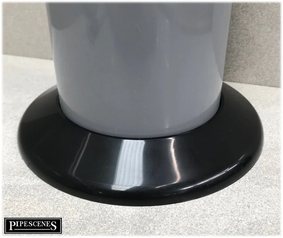 TALON 110mm Soil Pipe Cover BLACK Wall or Floor Cover 170mm External 110mm Internal