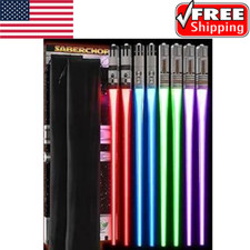 Lightsaber Chopsticks Up, Star Wars Mini Fun Cool Led 4 PAIRS, Red Blue Green.