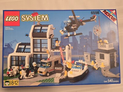 LEGO Classic Town Police 6598 Metro PD Station New Still in Bags