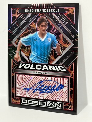 2022-23 Panini Obsidian Uruguay Volcanic Signatures Enzo