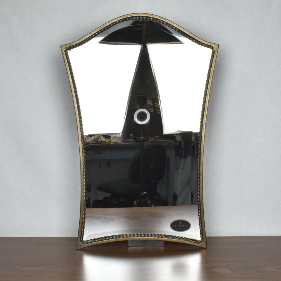 NUEVO Espejo de Pared Biselado Bronce Antiguo Uttermost Sergio 20x30 Modelo 13585-B Foto 4 de 4