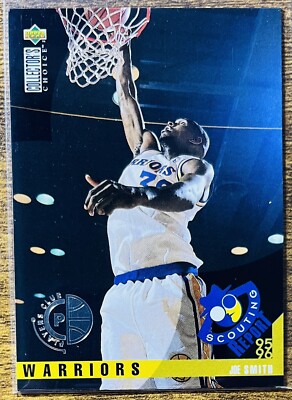 1995-96 Collector's Choice PLAYERS CLUB Joe Smith Warriors ROOKIE #119 NM-MT