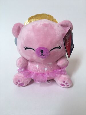 Russ Fantasy Kingdom Fairina Fairy Princess Bear Pink Silver Wings Tutu Stars