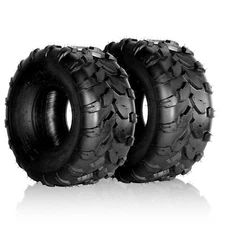 Set of 2 20x10-8 ATV UTV Tires All Terrain AT 6 Ply Tubeless 20x10x8 20 10 8