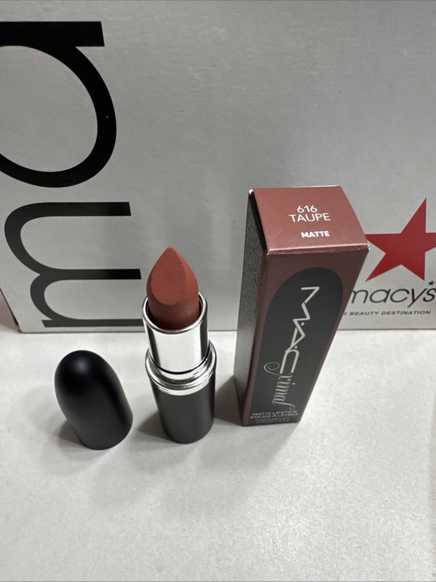新品 616 TAUPE Matte Lipstick - 616 Taupe by MAC for Women - 0.1 oz