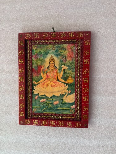 Bilderrahmen Göttin Saraswati Mata, Indische Gottheiten Religiös Foto - 9 x 12" - Bild 3 von 10