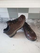 Mens dark Red/Brown Cotton Traders Lace Boots - size 9 UK