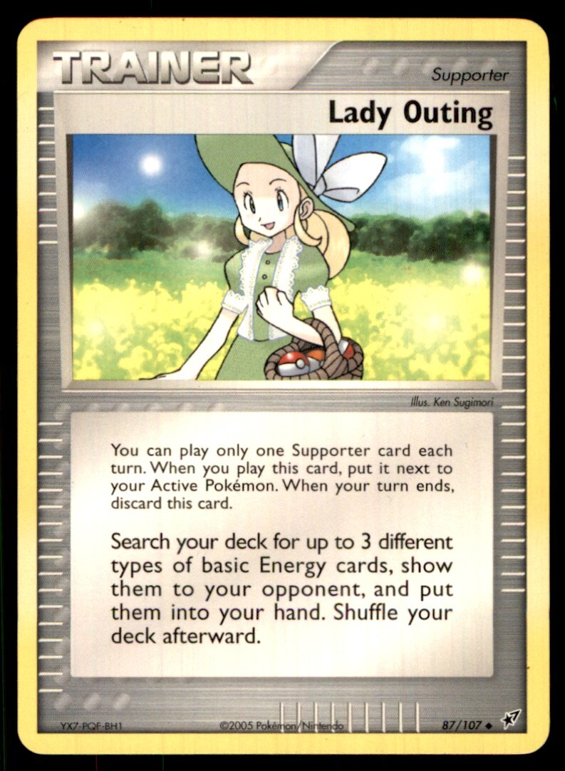 2005 EX - Deoxys Lady Outing Uncommon #87