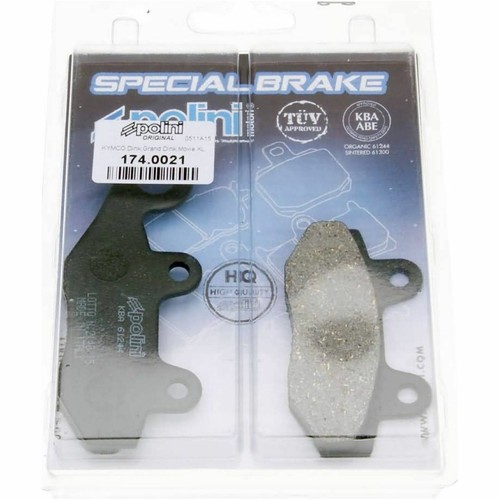 Paire Plaquette de Frein Original Avant POLINI Kymco Super 9 50 2000>2000 - Photo 2/3