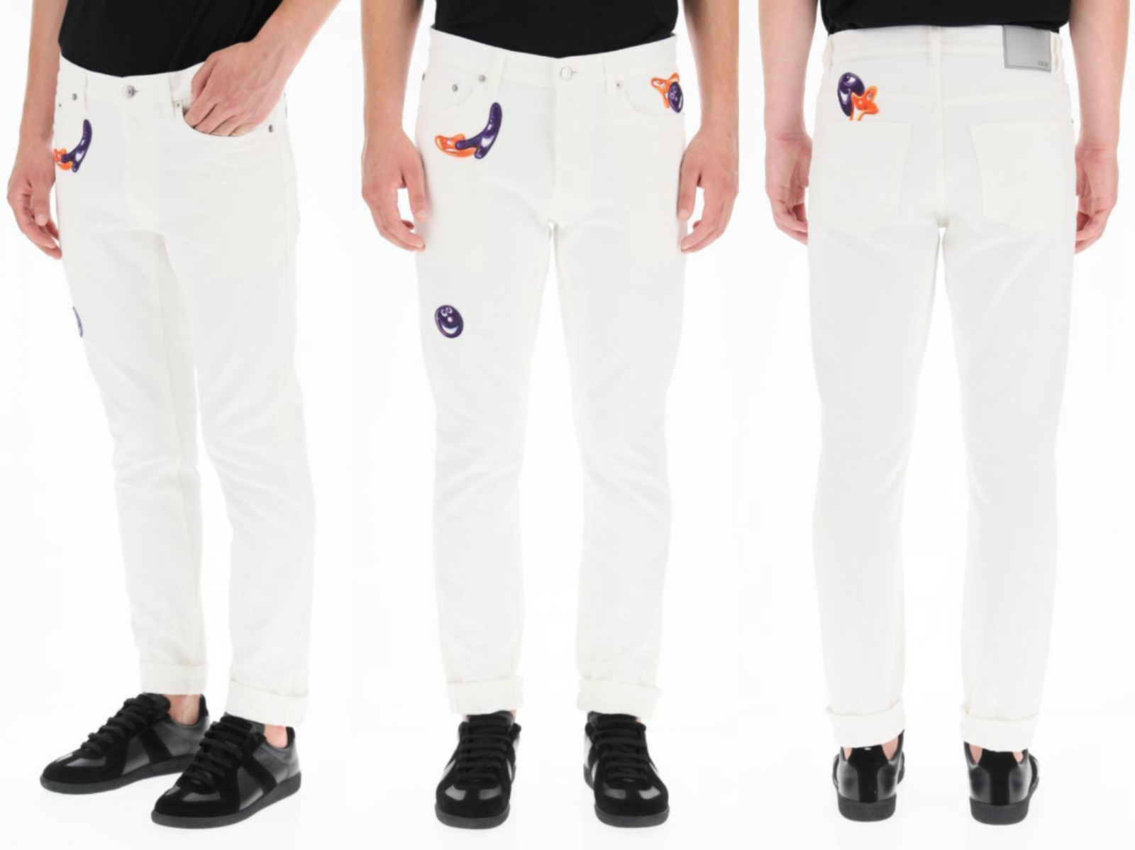 Dior Homme X Kenny Scharf Deadstock Jeans Limited Hypnotic Pants Hose Trousers