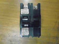 NOS Federal Pacific FPE Stab-Lok Breaker 2 Pole 20 Amp 120/240V LP-8225 Type NA
