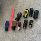 Lot of 9 vintage Hot Wheels/Matchbox/Ertl Toy Cars 1980/90s