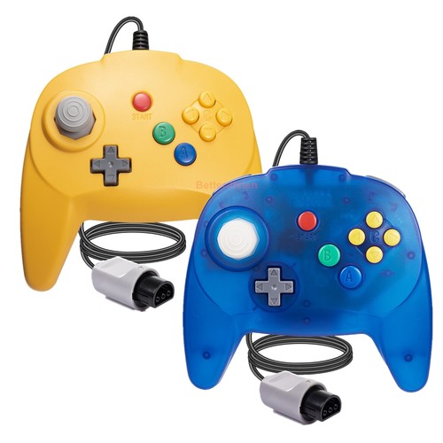 Retro Wired N64 Controller Gamepad Joypad for Nintendo 64 N64 Video Game Console - Picture 225 of 243