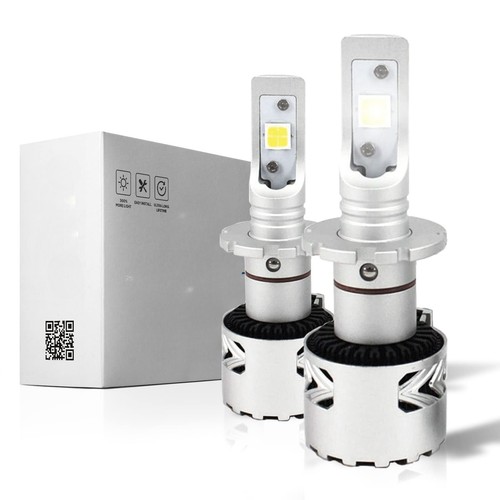 Set LED H7 Kia Carens IV 6500K Canbus 12000 Lumen Mono LED Lenticular - Imagen 2 de 3