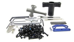 Fits Traxxas 64077-3 XO-1 - SCREWS & TOOLS KIT hardware hex wrenches pins