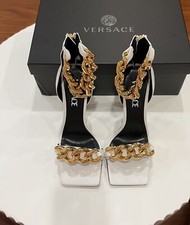 Versace Women s Medusa Chain Sandals Size 38