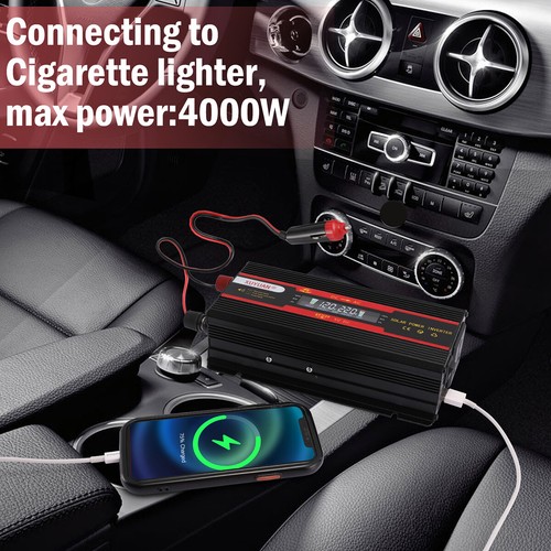 4000W Modified Sine Wave Power Inverter 12V to 110V or 220V Converter With 3AC - 第 43/56 張圖片
