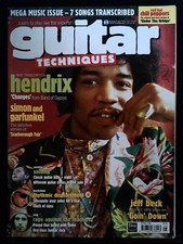Guitar Techniques Magazine Spring 1999 mbox1691 Hendrix - Jeff Beck - No CD
