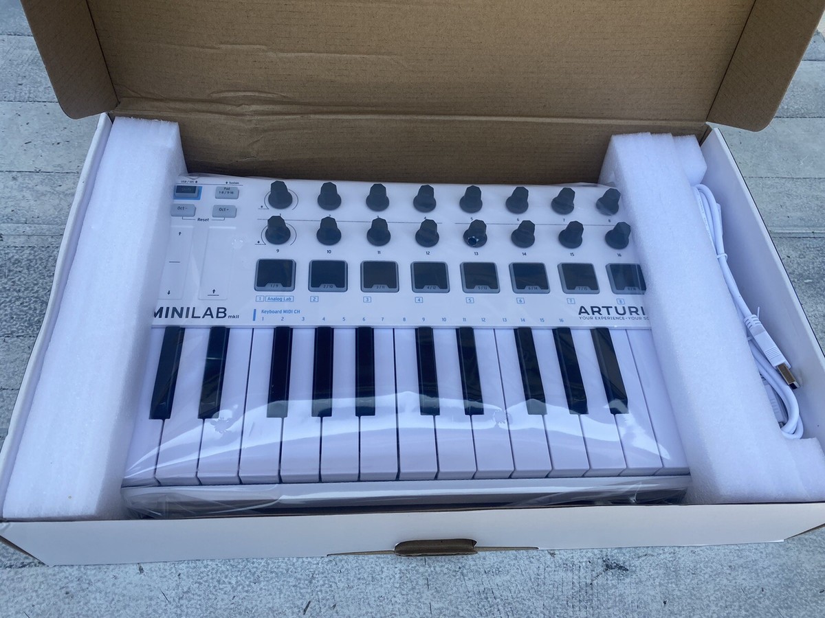 Arturia MiniLab Mk II - Portable USB-MIDI Controller Just New Open