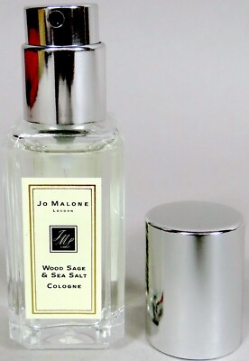 Wood Sage Sea Salt Perfume Cologne Jo Malone Mini Spray .3 oz Citrus Musk Herbal