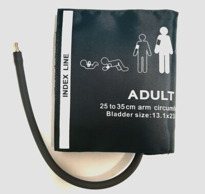 #ad Nylon Blood Pressure Cuff with connector Adult size 25 35cm CM1203 $18.52