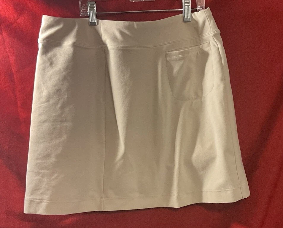 Lady Hagen Golf Tennis Pickleball Beige Activewear Skirt Short Skort SZ 8 / 10 M - Image 3 of 4