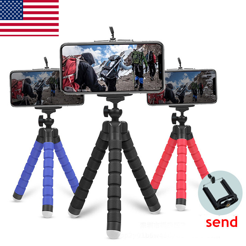 Universal Mini Mobile Phone Tripod Stand Grip Holder Mount For Camera iPhone ☆ ◁