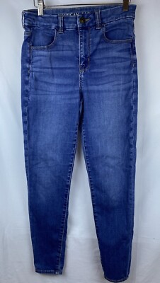 American Eagle Jeans Womens 6 Blue Next Level Stretch Denim Preppy Classiccore