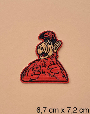 Bügelbild, Patch, Aufnäher für ALF DER AUSSERIRDISCHE* Fans/Sitcom/TV-Serie