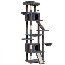 81” Large Cat Tree for Multiple Cats, Multi-Level Cat Tower for Maine Coon