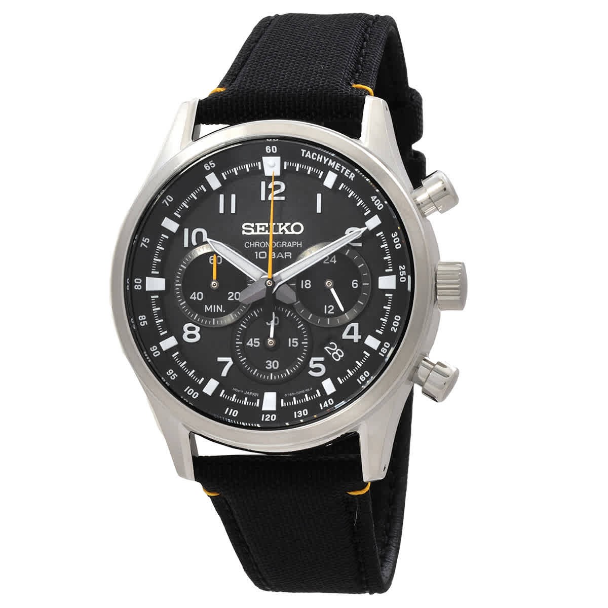 SEIKO クロノグラフ 黒ベルト 楽天市場】セイコー／クロノグラフ／レザーベルトの通販