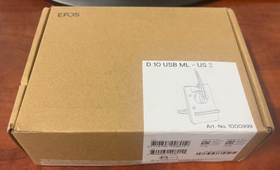 EPOS, D 10 USB ML - US II - Wireless DECT Mono Ear Convertible Headset