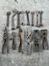 Vintage Welding Tools And Open End Wrench’s 