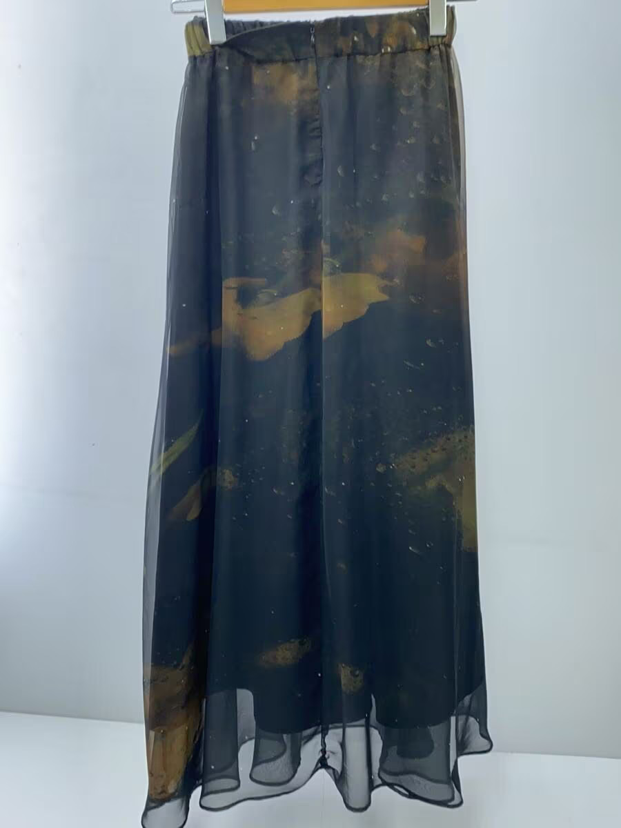 AMERI Long Skirt M Polyester Allover Pattern 0131… - image 2